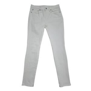 R13 Allison Skinny Rinsed White Jeans Size 27